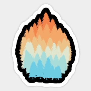 color forest Sticker